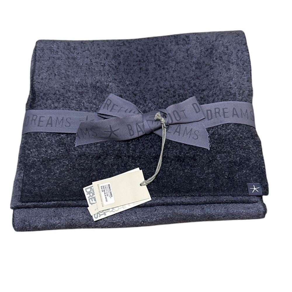 Barefoot Dreams CozyChic Lite Confetti Scarf Deep Sea Blue Indigo OS NWT